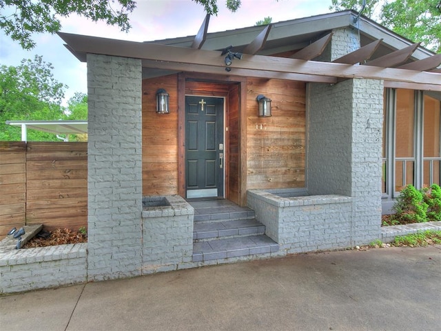 view of property entrance