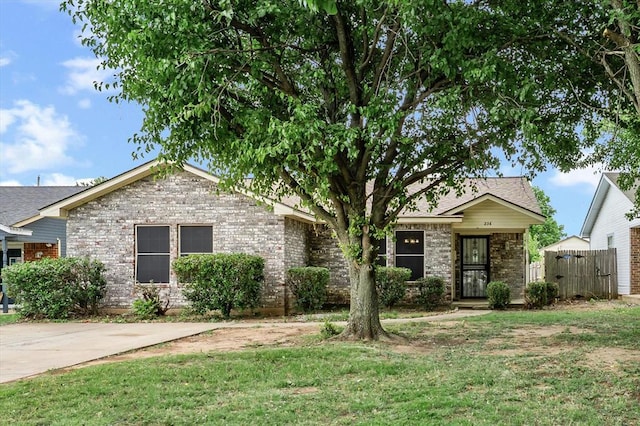 236 NW 91st St, Oklahoma City, OK 73114 - view of front facade with brick siding