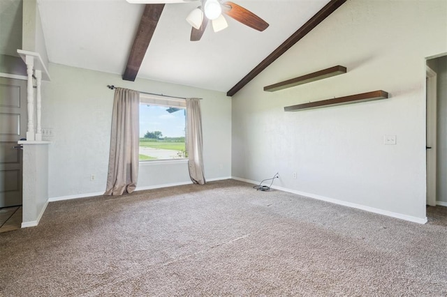 1500 S Railroad, Marlow, OK 73055 - unfurnished living room with carpet, ceiling fan, and baseboards