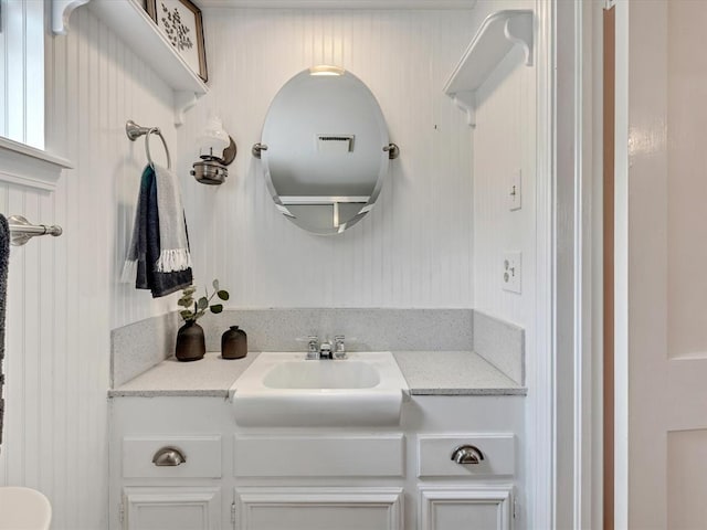 6120 Kingston Rd, Oklahoma City, OK 73122 - bathroom featuring vanity