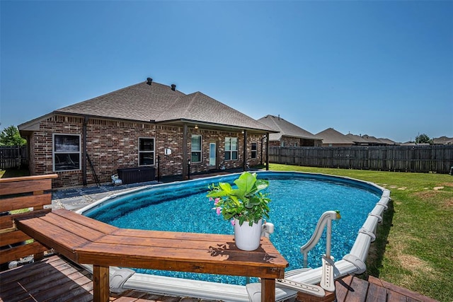 805 Evening Dr, Yukon, OK 73099 - view of pool