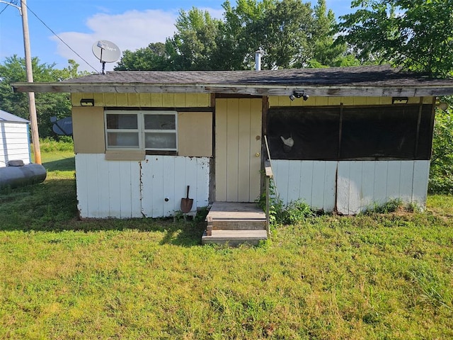 720 Mudline Rd, Eagletown, OK 74734 - view of front of house with a front lawn