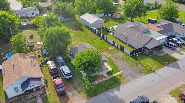 6017 Pat Ave, Oklahoma City, OK 73149 - aerial perspective of suburban area