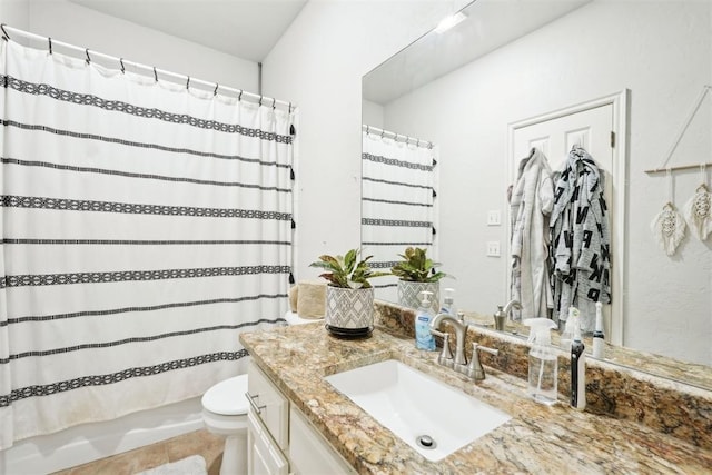 1701 Tifton Dr, Edmond, OK 73012 - full bathroom with toilet and vanity
