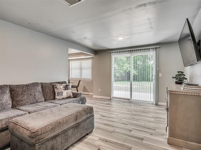 813 Branchwood Ct, Norman, OK 73072 - living room with light wood-type flooring and baseboards