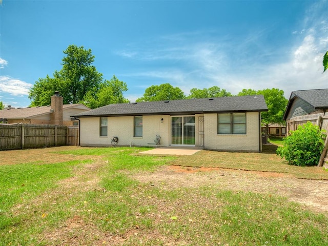 813 Branchwood Ct, Norman, OK 73072 - back of house featuring a patio area and brick siding