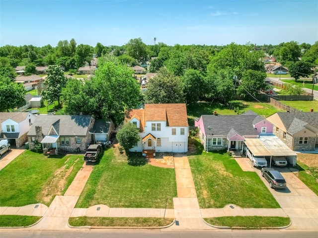 1132 SW 25th St, Oklahoma City, OK 73109 - aerial perspective of suburban area