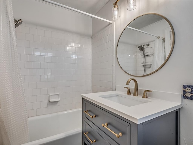 1132 SW 25th St, Oklahoma City, OK 73109 - full bathroom featuring vanity and shower / bath combo