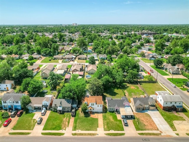 1132 SW 25th St, Oklahoma City, OK 73109 - aerial perspective of suburban area