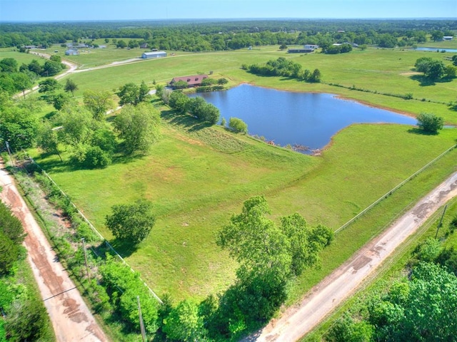 overview of rural landscape featuring a large body of water