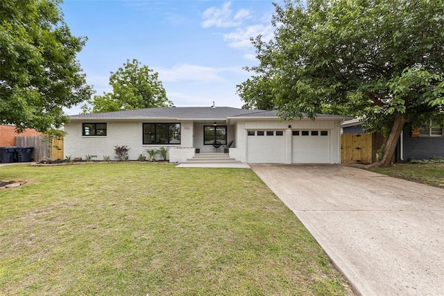 3236 NW 68th St, Oklahoma City, OK 73116 - ranch-style home featuring an attached garage, driveway, and brick siding