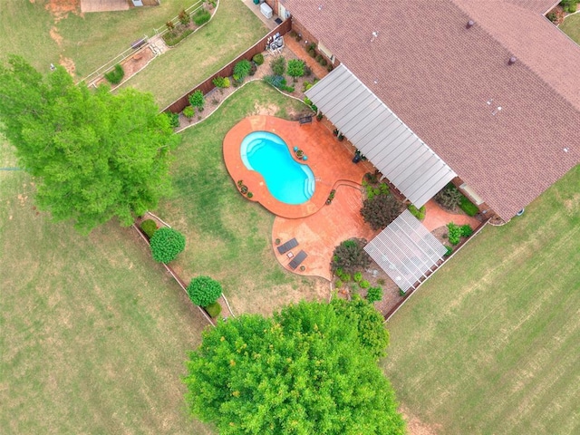 8501 S Council Rd, Oklahoma City, OK 73169 - drone / aerial view of a pool