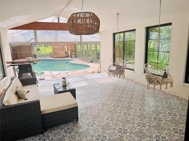 40202 Benson Park Rd, Shawnee, OK 74801 - view of swimming pool featuring a swimming pool and a jacuzzi