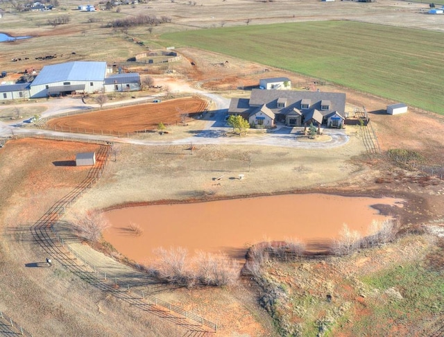 5400 N Piedmont Rd Unit A, Piedmont, OK 73078 - view of rural area with a nearby body of water