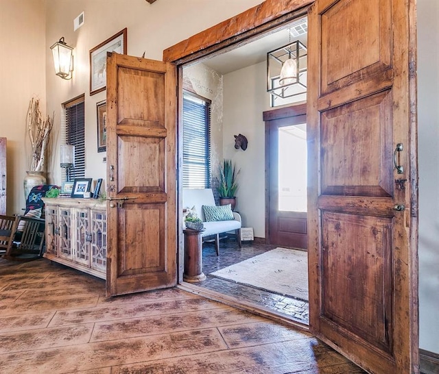 5400 N Piedmont Rd Unit A, Piedmont, OK 73078 - entrance foyer with hardwood / wood-style floors