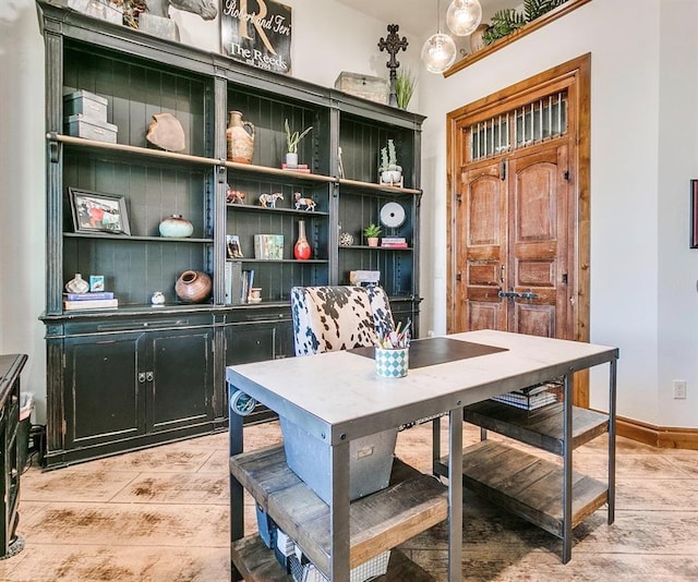 5400 N Piedmont Rd Unit A, Piedmont, OK 73078 - office space with light wood-style flooring