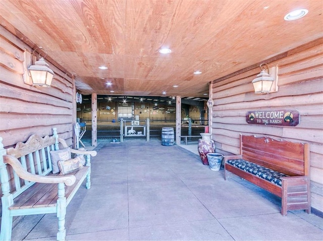 5400 N Piedmont Rd Unit A, Piedmont, OK 73078 - view of patio / terrace featuring an exterior structure