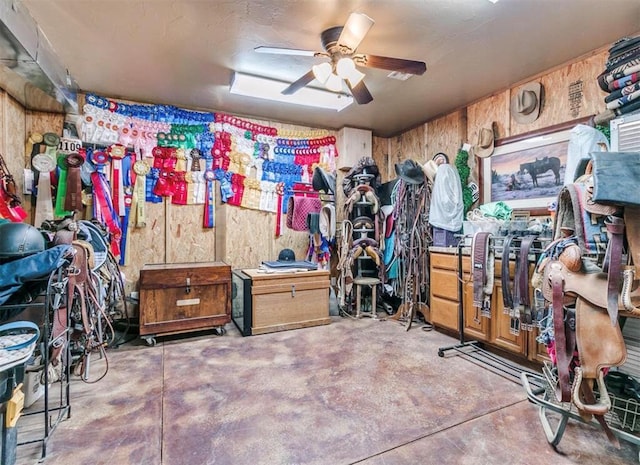 5400 N Piedmont Rd Unit A, Piedmont, OK 73078 - storage area with ceiling fan