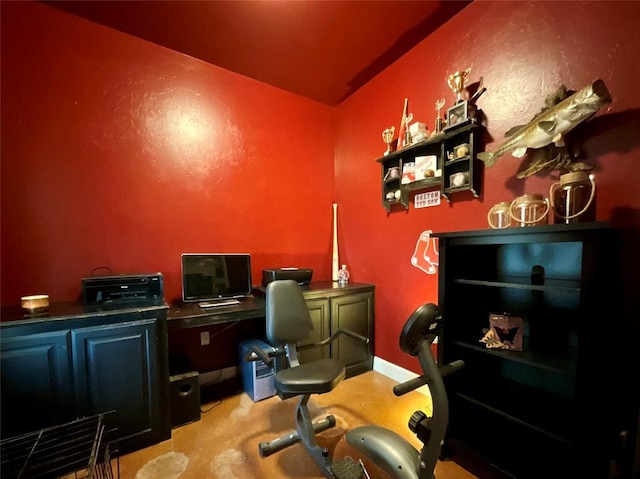 16175 Silver Run Dr, Choctaw, OK 73020 - office space with lofted ceiling