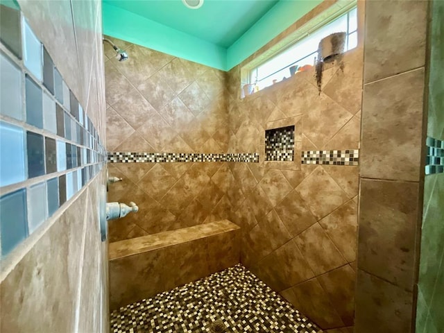 16175 Silver Run Dr, Choctaw, OK 73020 - full bathroom with a tile shower