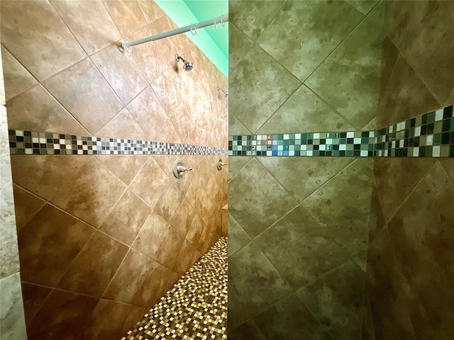 16175 Silver Run Dr, Choctaw, OK 73020 - bathroom with a tile shower