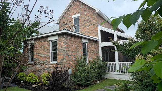 25 Firefly Ln, Eufaula, OK 74432 - view of side of property featuring brick siding