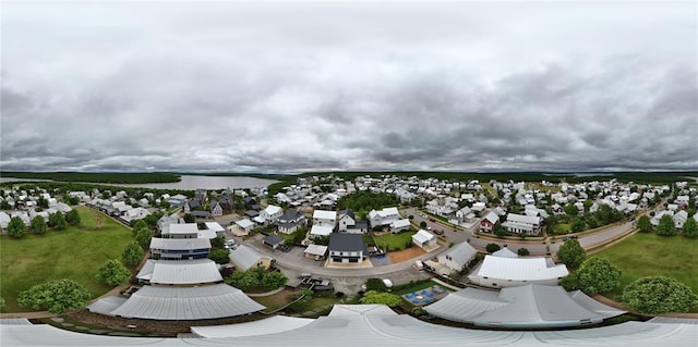 25 Firefly Ln, Eufaula, OK 74432 - aerial perspective of suburban area featuring a large body of water
