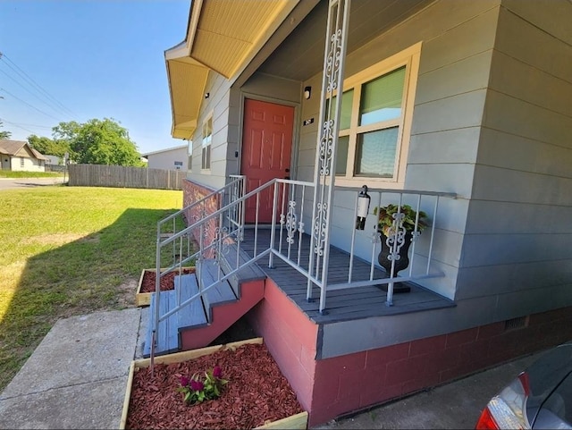2421 N Prospect Ave, Oklahoma City, OK 73111 - doorway to property with crawl space and a porch