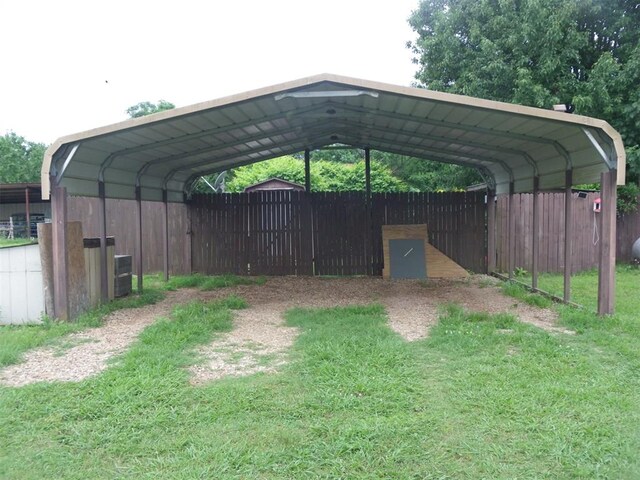 218 N 4150th Rd, Antlers, OK 74523 - view of vehicle parking with a carport