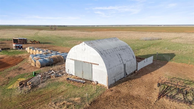 22950 E 1130th Rd, Bessie, OK 73622 - view of outbuilding featuring a view of rural / pastoral area