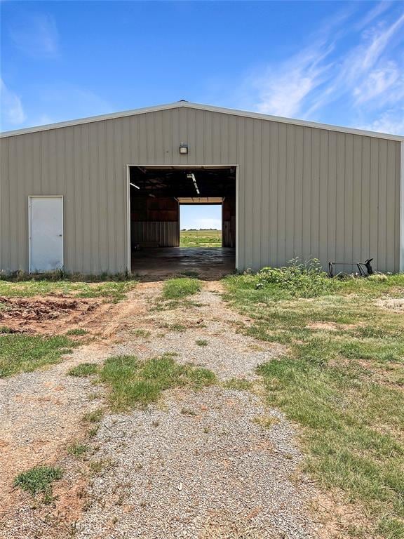 22950 E 1130th Rd, Bessie, OK 73622 - view of pole building