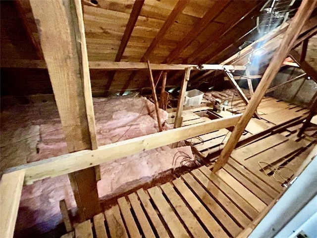 9817 Horseshoe Rd, Oklahoma City, OK 73162 - view of unfinished attic