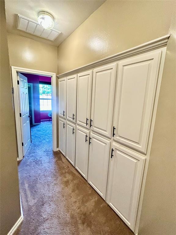 9817 Horseshoe Rd, Oklahoma City, OK 73162 - corridor with dark carpet
