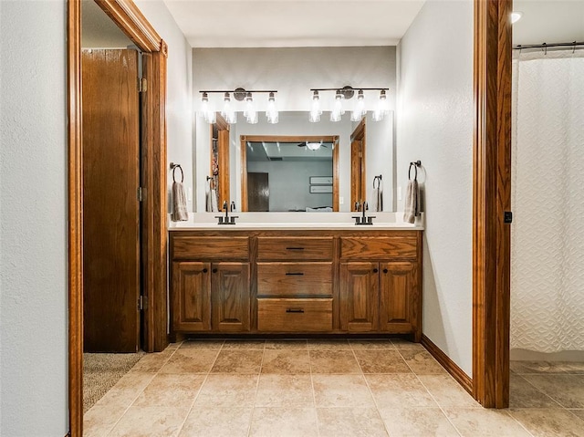 1015 N 3rd Ave, Stroud, OK 74079 - full bath with double vanity