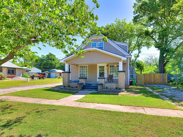 908 N Barta Ave, Prague, OK 74864 - view of front facade featuring a porch