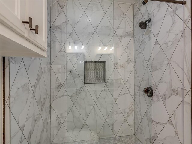 4300 High Range Ln, Edmond, OK 73034 - full bathroom with a marble finish shower