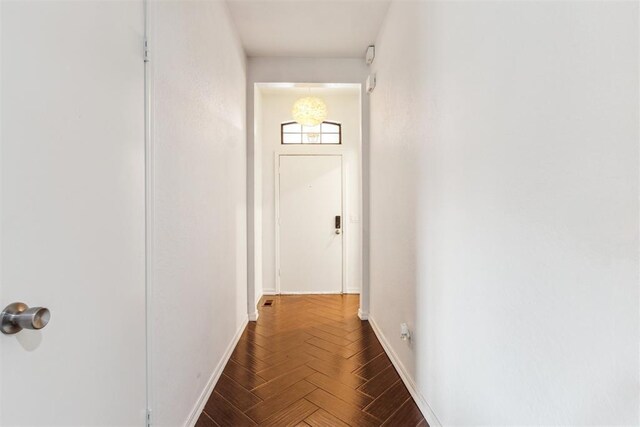 1712 De Vita Rd, Edmond, OK 73003 - hallway with baseboards