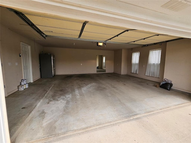 1801 Caribou St, Altus, OK 73521 - garage with a garage door opener