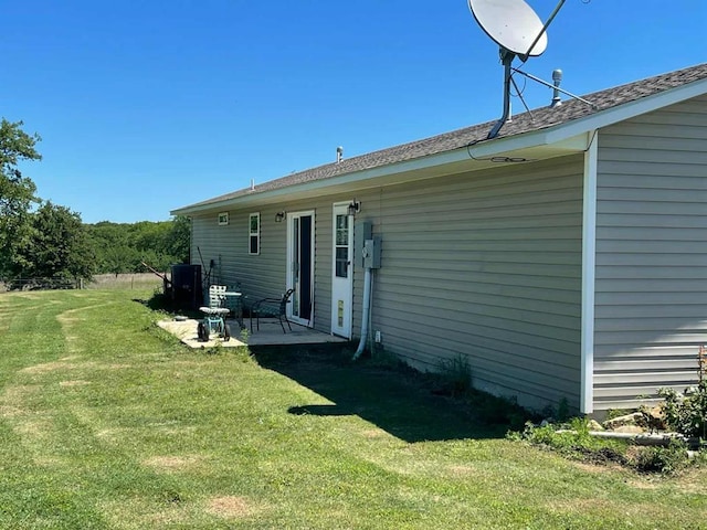 14452 Ns 3630th Rd, Sasakwa, OK 74867 - back of house featuring a yard and a patio area