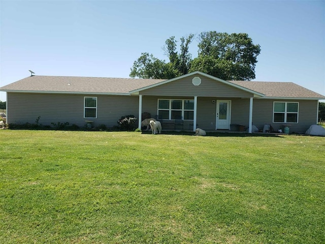 14452 Ns 3630th Rd, Sasakwa, OK 74867 - single story home featuring a front yard