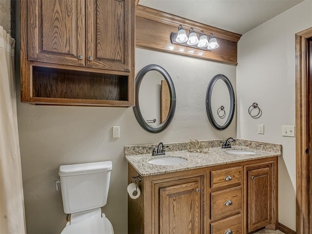 1960 Bermuda Dr, Newcastle, OK 73065 - bathroom with toilet and double vanity
