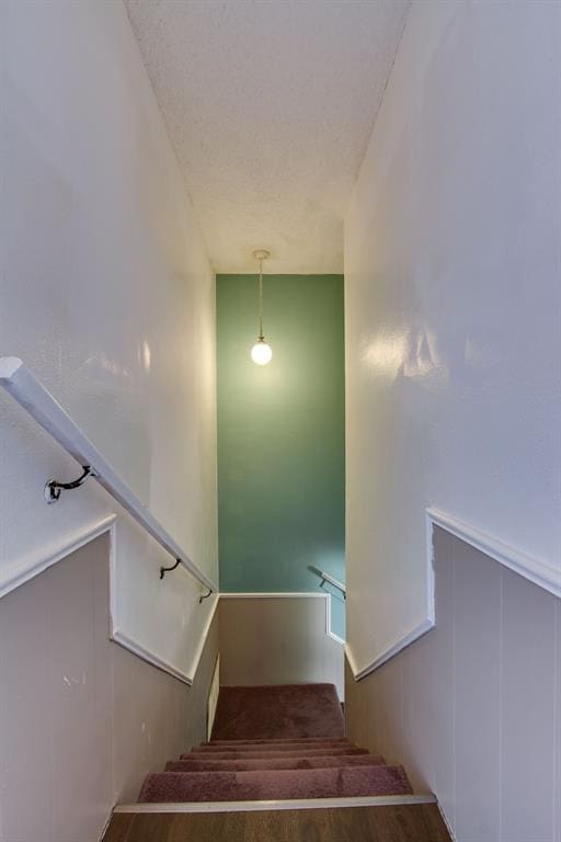 view of stairway