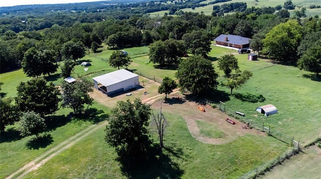 330917 E 940th Rd, Wellston, OK 74881 - aerial view of property and surrounding area featuring rural landscape