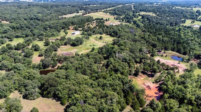 330917 E 940th Rd, Wellston, OK 74881 - bird's eye view of a heavily wooded area