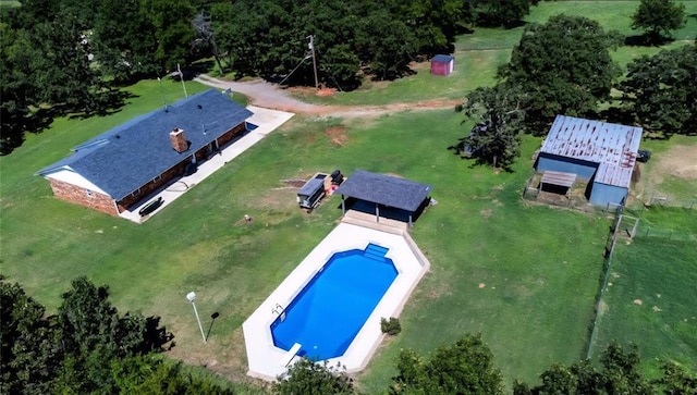 330917 E 940th Rd, Wellston, OK 74881 - view of subject property with a pool area