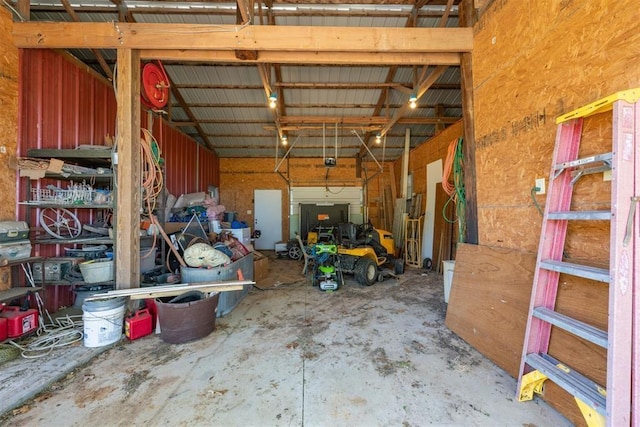 20302 Kings Rd, Shawnee, OK 74801 - garage with a garage door opener
