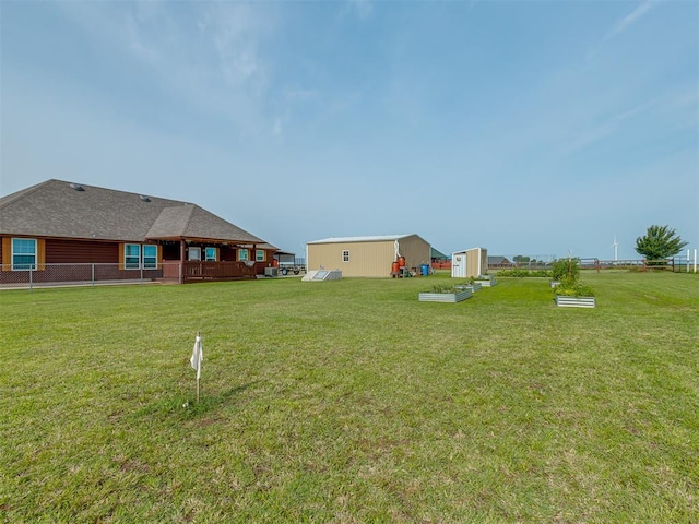1466 County Rd 1188, Tuttle, OK 73089 - view of yard with a storage unit