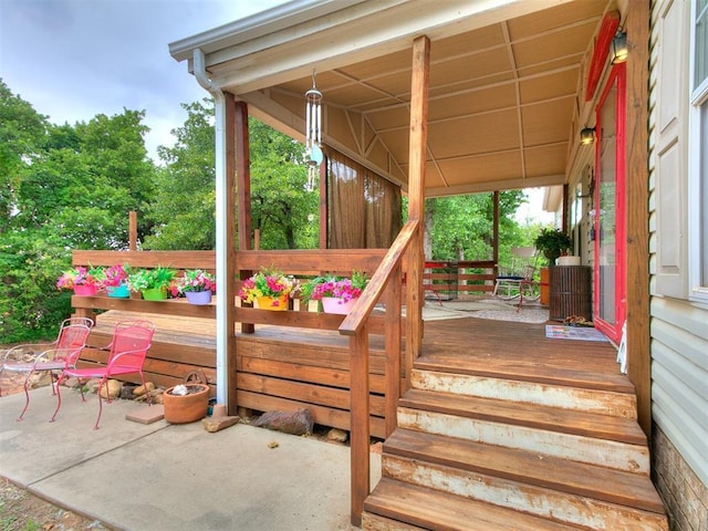 3032 Fox Trail Rd, Edmond, OK 73034 - view of wooden deck