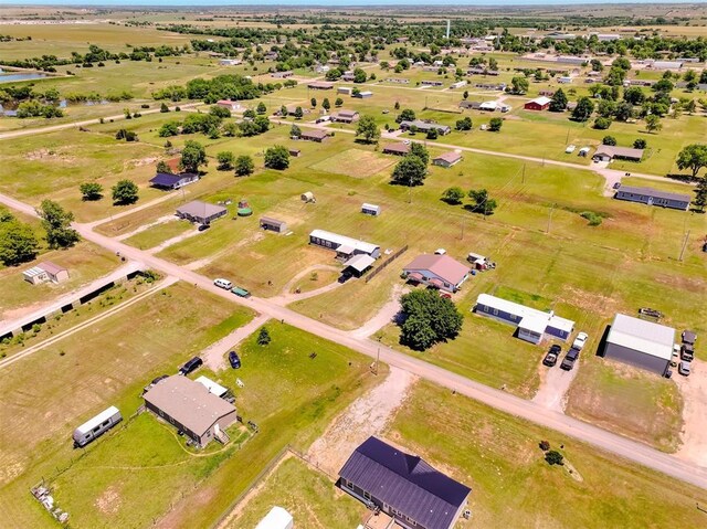 109 Clover Ln, Amber, OK 73004 - aerial view of sparsely populated area