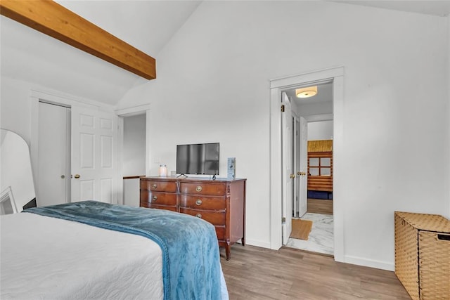3223 Northridge Dr, Purcell, OK 73080 - bedroom featuring wood finished floors and baseboards